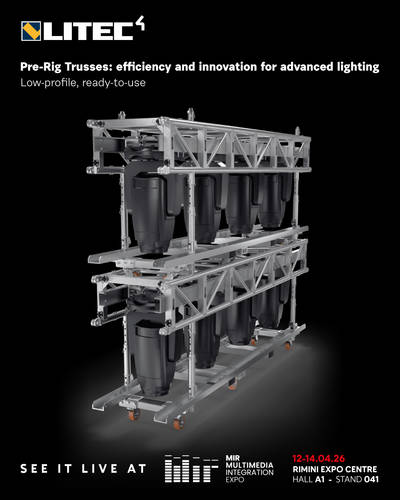 Pre-Rig Trusses: efficiency and innovation for advanced lighting