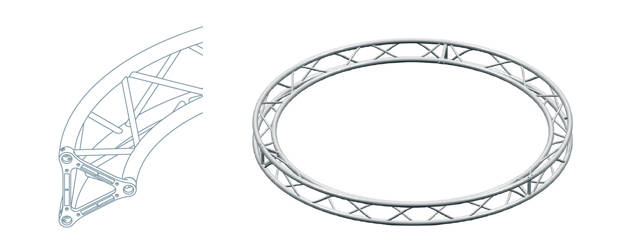 TI - Triangular truss with internal vertex