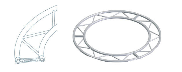 FP - Horizontal flat truss