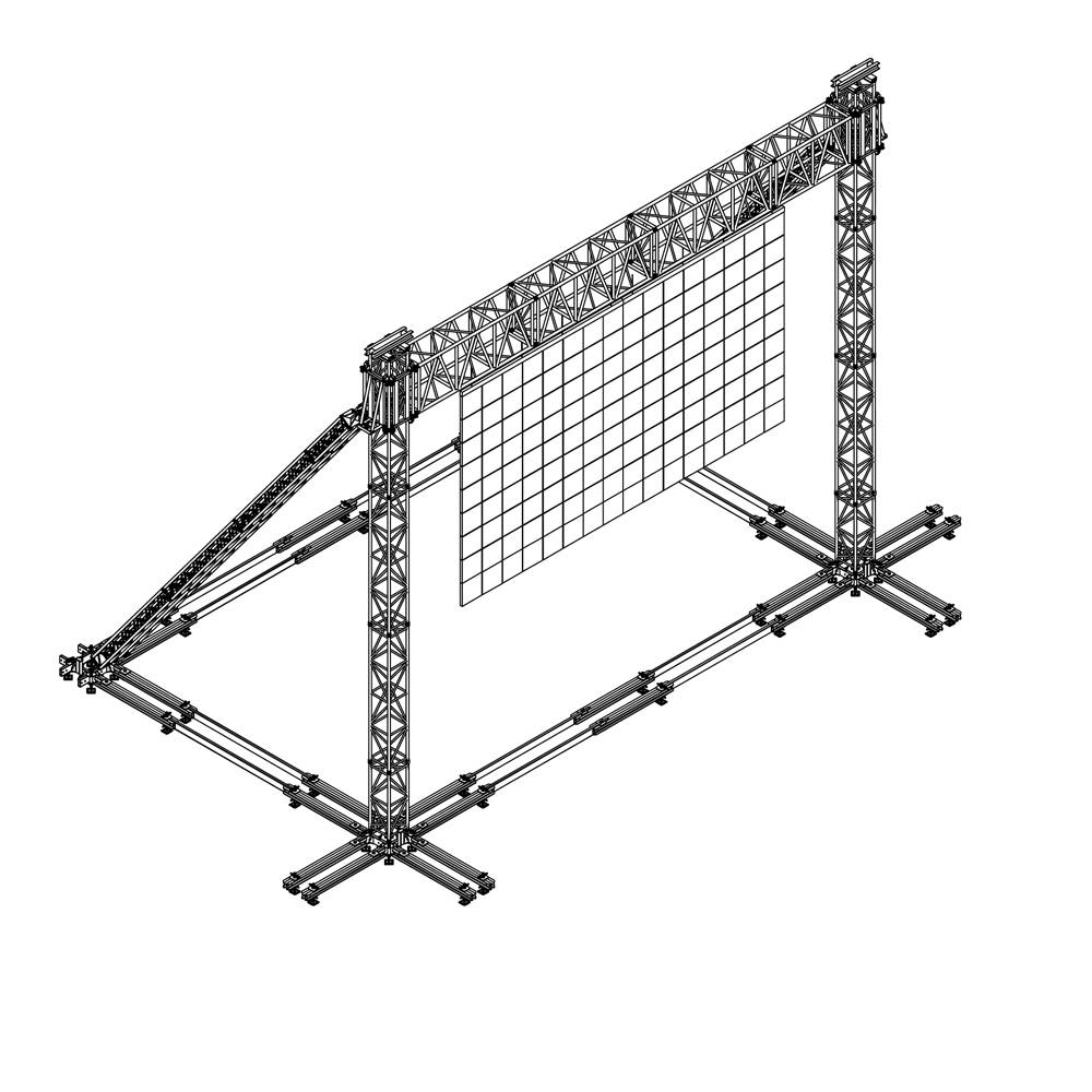 S11-H9-L6,000 - For screens up to 6,000 kg